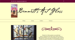 Desktop Screenshot of bennettsartglass.com